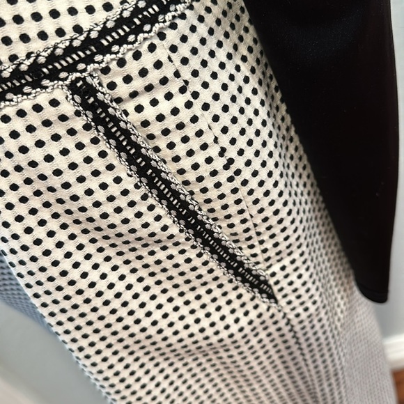 Francesca Mammoliti • B&W Polkadot Vintage Skirt and Blazer Suit • Sz 8 - Picture 11 of 16